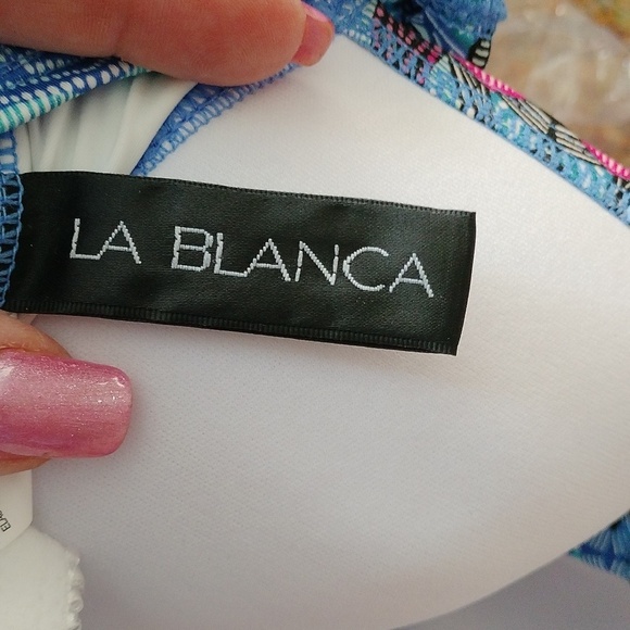 Women's Classic Over Shoulder Tankini, The Realist, Size 4 - Picture 4 of 7